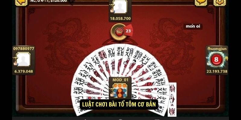 Luật chơi bài tổ tôm cơ bản